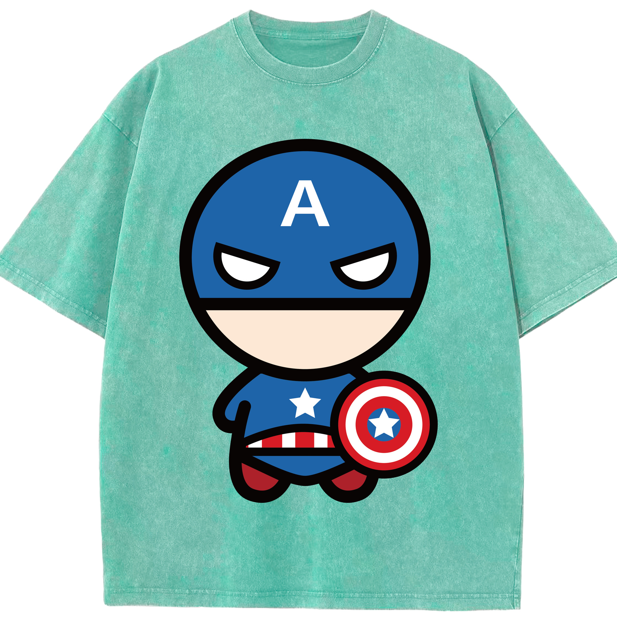 （画像用） アベンジャーズ The Avengers 綿100% ヴィンテージ風 半袖Tシャツ（フロントプリント）